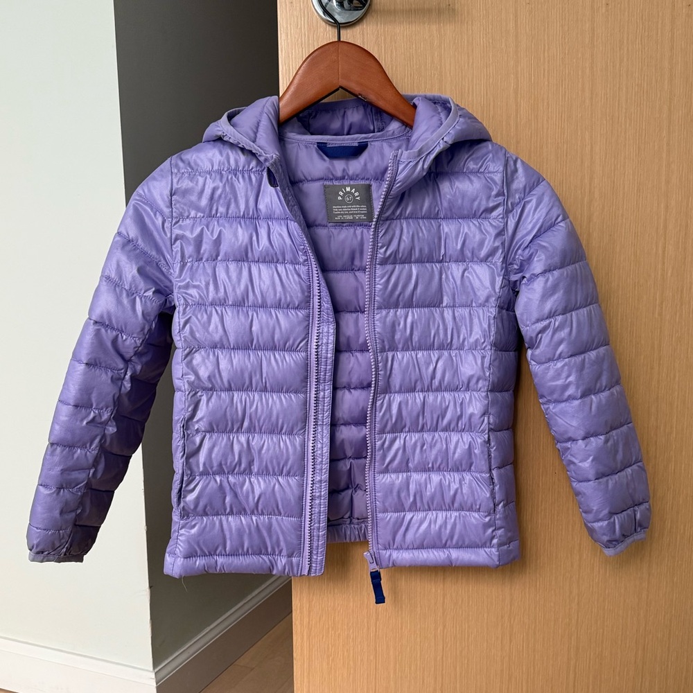 Primary light purple Kids Puffer Jacket